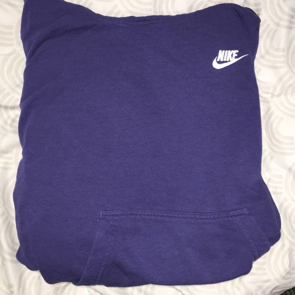 Purple NIKE hoodie